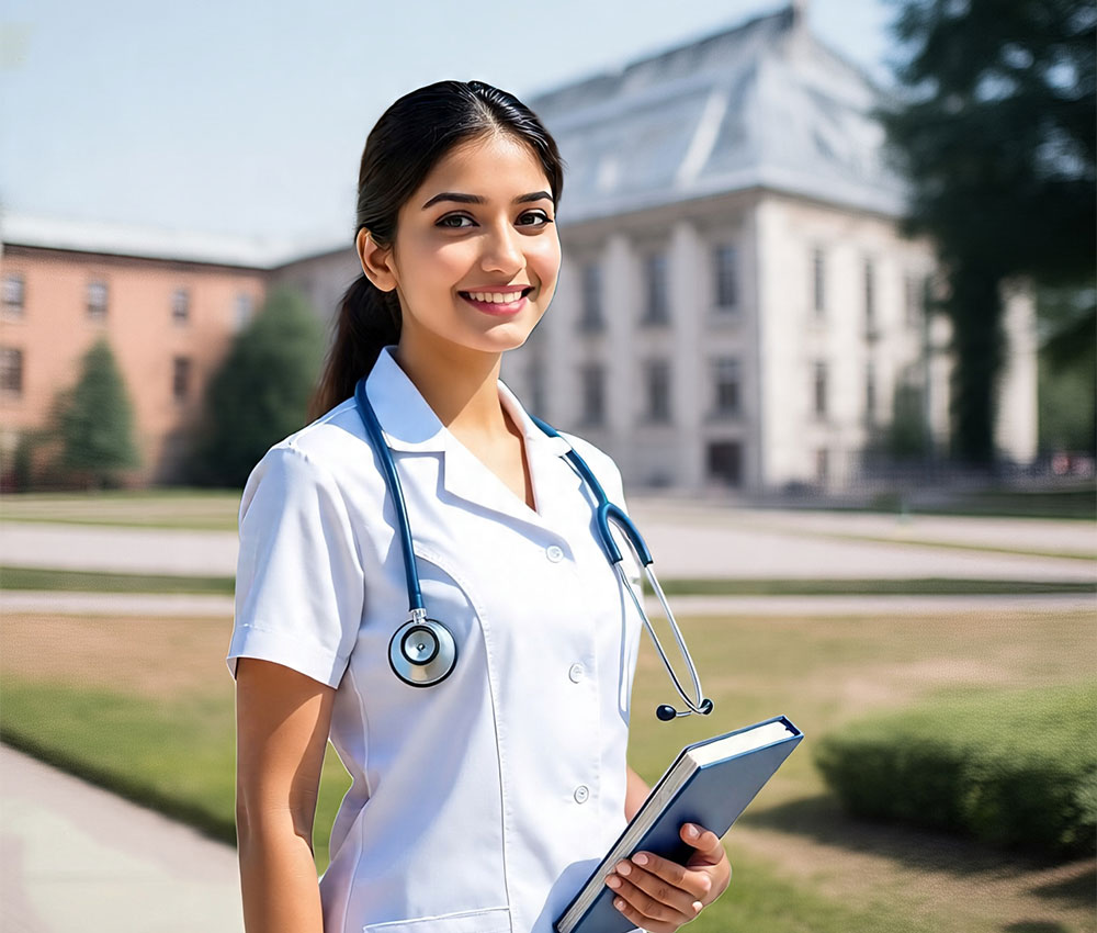medical female student